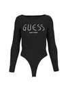 WOMEN'S BODYSUIT - GUESS APPAREL BLACK - W5YP05 K68D2 1