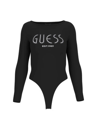 WOMEN'S BODYSUIT - GUESS APPAREL BLACK - W5YP05 K68D2