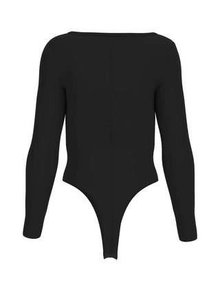 WOMEN'S BODYSUIT - GUESS APPAREL BLACK - W5YP05 K68D2 2