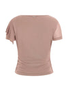 WOMEN'S TOP - GUESS APPAREL TAUPE - W5YP08 KCZC2 2