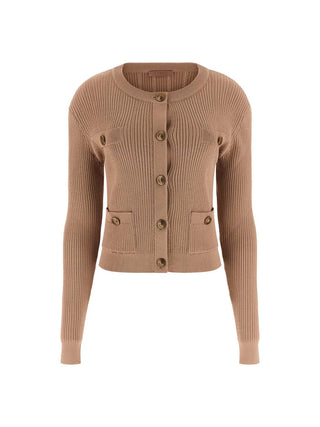 WOMEN'S CARDIGAN - GUESS APPAREL SAND - W5YR09 Z0130