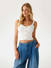 WOMEN'S TOP - GUESS APPAREL CREAM - W5YR10 Z0130 2