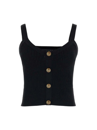 WOMEN'S TOP - GUESS APPAREL BLACK - W5YR10 Z0130