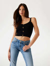 WOMEN'S TOP - GUESS APPAREL BLACK - W5YR10 Z0130 2