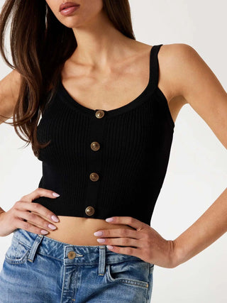 WOMEN'S TOP - GUESS APPAREL BLACK - W5YR10 Z0130 4