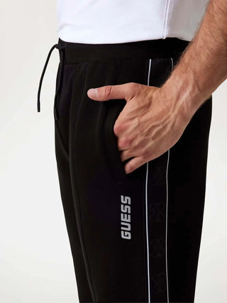 MEN'S TRACKSUIT PANTS - GUESS ATHLEISURE BLACK - Z2YB09 KB3P2 3