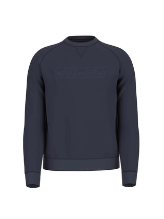 MEN'S SWEATSHIRT - GUESS ATHLEISURE BLUE - Z4YQ16 KAIJ1