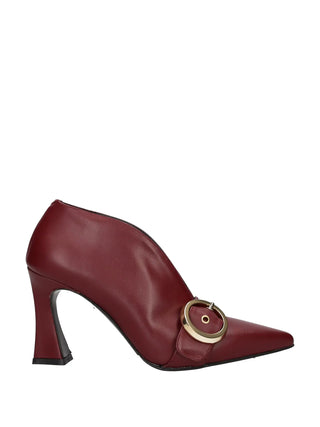 WOMEN'S ANKLE BOOTS - ALBANO BORDEAUX - 2908