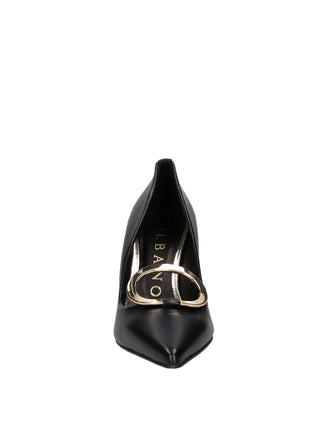 WOMEN'S DECOLLETE - ALBANO BLACK-GOLD - 2913 3