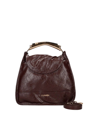 WOMEN'S SHOULDER BAG - CAFE NOIR BORDEAUX - C3YF0910