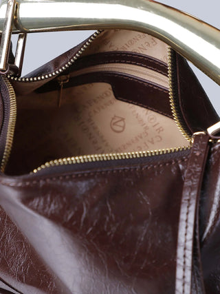 WOMEN'S SHOULDER BAG - CAFE NOIR BORDEAUX - C3YF0912 3