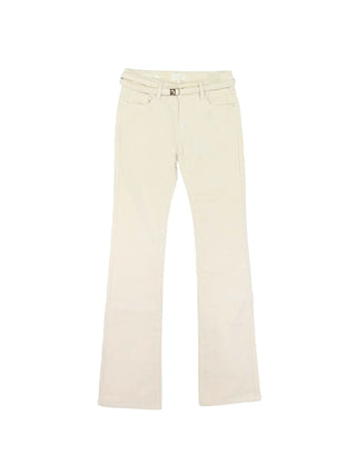 WOMEN'S TROUSERS - GAUDI JEANS WHITE-GRAY - 521BD25024