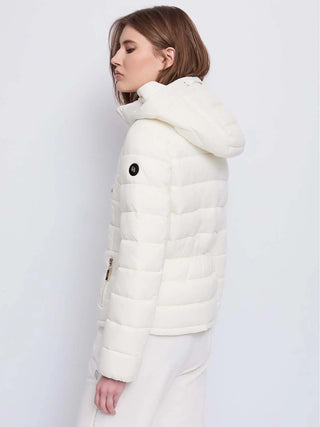 WOMEN'S DOWN JACKET - GAUDI JEANS WHITE - 521BD35002 3