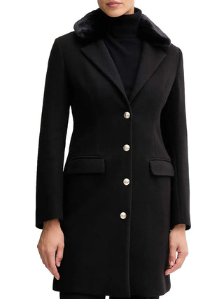 WOMEN'S COAT - GAUDI JEANS BLACK - 521BD35019