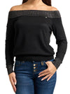 WOMEN'S SWEATER - GAUDI JEANS BLACK - 521BD53015 1