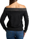 WOMEN'S SWEATER - GAUDI JEANS BLACK - 521BD53015 2