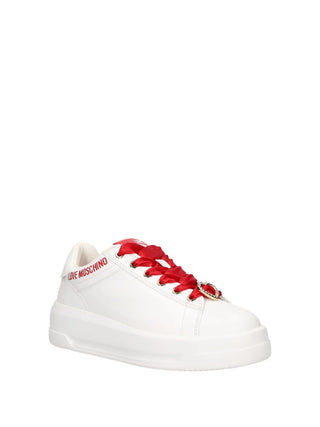 WOMEN'S SNEAKERS - LOVE MOSCHINO WHITE - JA15165G1NIA0 2