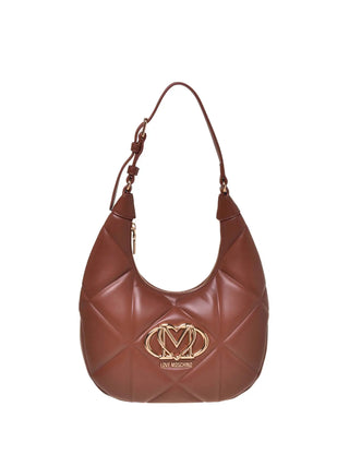 WOMEN'S SHOULDER BAG - LOVE MOSCHINO BROWN - JC4082PP1NLC0
