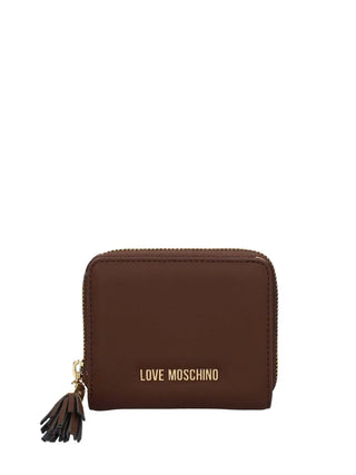 WOMEN'S WALLET - LOVE MOSCHINO BROWN - JC5689PP0NKD0