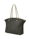 WOMEN'S SHOULDER BAG - POLLINI BLACK-IVORY - TE8408PP02Q11 3