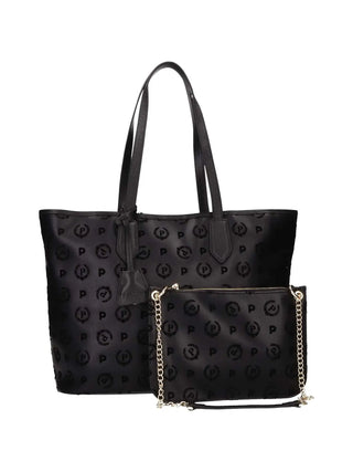 WOMEN'S SHOULDER BAG - POLLINI BLACK-BLACK - TE8427PP06Q29