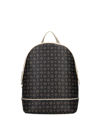 WOMEN'S BACKPACK - POLLINI BLACK-IVORY - TE8432PP07Q11