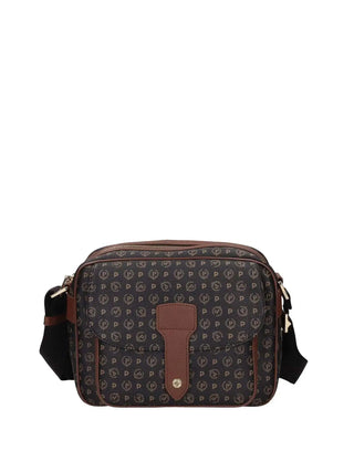 WOMEN'S SHOULDER BAG - POLLINI BLACK-BROWN - TE8448PP0AQ11