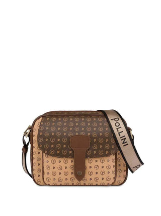 WOMEN'S SHOULDER BAG - POLLINI BROWN-CREAM - TE8448PP0AQ53