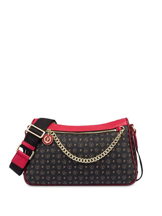 WOMEN'S SHOULDER BAG - POLLINI BLACK-RED - TE8526PP0IQ11