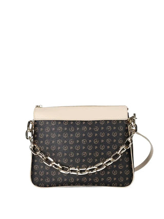 WOMEN'S SHOULDER BAG - POLLINI BLACK-IVORY - TE8533PP0LQ11