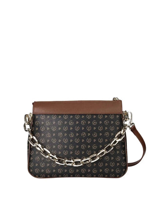 WOMEN'S SHOULDER BAG - POLLINI BLACK-BROWN - TE8533PP0LQ11
