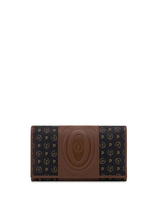 WOMEN'S WALLET - POLLINI BLACK-BROWN - TE9000PP02Q1Z