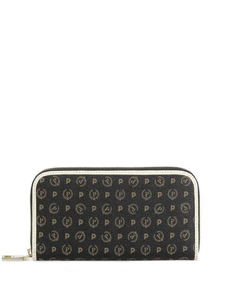 WOMEN'S WALLET - POLLINI BLACK-IVORY - TE9001PP02Q11