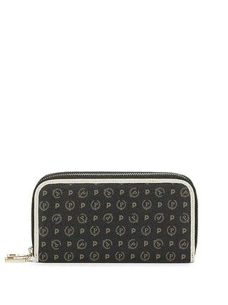 WOMEN'S WALLET - POLLINI BLACK-IVORY - TE9002PP02Q11