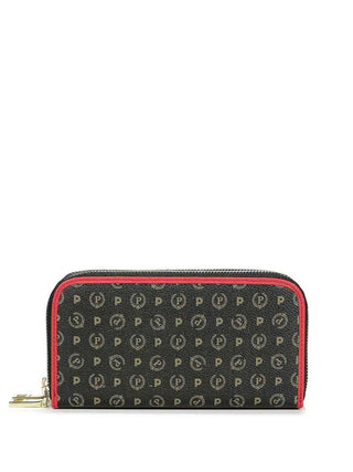 WOMEN'S WALLET - POLLINI BLACK-RED - TE9002PP02Q11