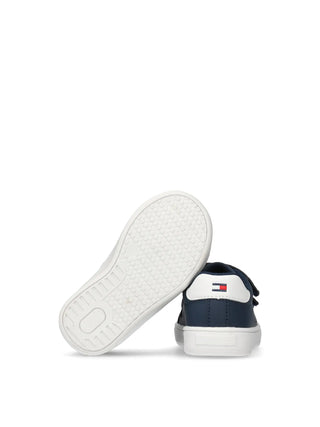 UNISEX SNEAKERS FOR CHILDREN - TOMMY HILFIGER BLUE-WHITE - T1X9-34062-1355 5
