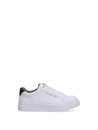 UNISEX SNEAKERS - TOMMY HILFIGER WHITE-BLUE - T3X9-34091-1355