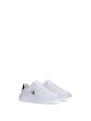 UNISEX SNEAKERS - CALVIN KLEIN WHITE-BLACK - V3X9-83165-1355 2
