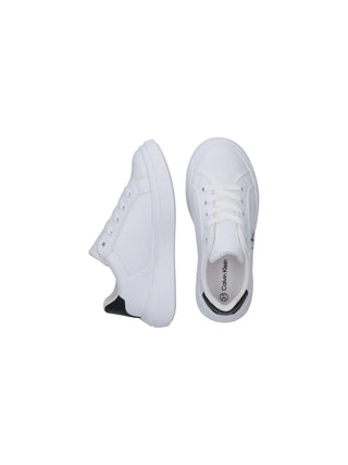 UNISEX SNEAKERS - CALVIN KLEIN WHITE-BLACK - V3X9-83165-1355 4