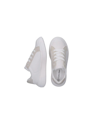 UNISEX SNEAKERS - CALVIN KLEIN WHITE-BEIGE - V3X9-83166-1592 4