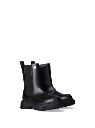 GIRL'S ANKLE BOOTS - CALVIN KLEIN BLACK - V4A5-83137-1355 2