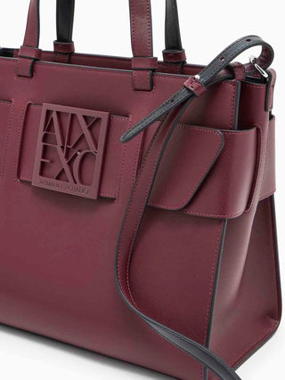 WOMEN'S SHOULDER BAG - ARMANI EXCHANGE BORDEAUX - 942689 0A874 5