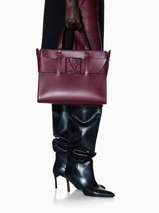 WOMEN'S SHOULDER BAG - ARMANI EXCHANGE BORDEAUX - 942689 0A874 6