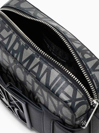 WOMEN'S SHOULDER BAG - ARMANI EXCHANGE BEIGE-BLACK - 942699 3F742 4