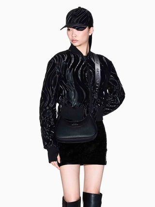 WOMEN'S HANDBAG - ARMANI EXCHANGE BLACK - 942883 CC783 6