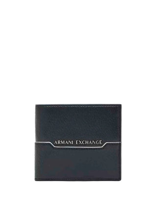 MEN'S WALLET - ARMANI EXCHANGE BLACK-BLACK - XM000167 AF17205