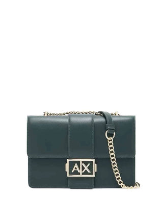 WOMEN'S SHOULDER BAG - ARMANI EXCHANGE GREEN - XW000070 AF12039
