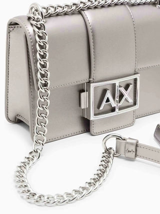 WOMEN'S SHOULDER BAG - ARMANI EXCHANGE GREY - XW000071 AF12039 5
