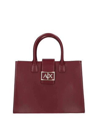 WOMEN'S SHOULDER BAG - ARMANI EXCHANGE BORDEAUX - XW000305 AF12039