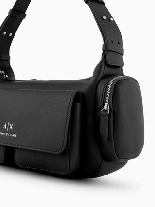 WOMEN'S HANDBAG - ARMANI EXCHANGE BLACK - XW000404 AF12589 5